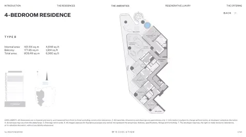 Eywa The Tree of Life: Type B, 6,560 sq ft 户型图