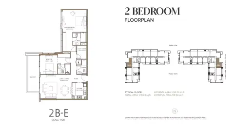 399 Hills Park A: Floor plan Type E, 1,410 sq ft
