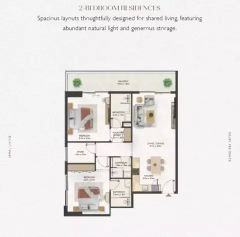 Solen Residence: फ़्लोर प्लान Type 1