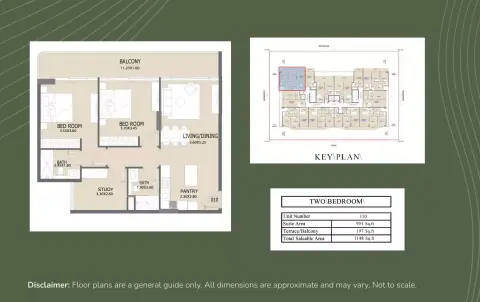 Aero 1 Residences: Plan Type 110, 1,148 sq ft