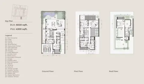 Numa Reserve: Floor plan Type 09, 6,020 sq ft