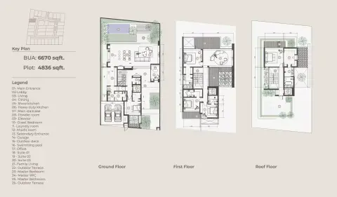 Numa Reserve: Floor plan Type 20, 6,670 sq ft