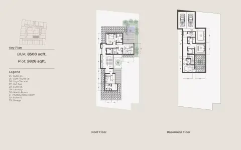 Numa Reserve: Floor plan Type 31, 8,500 sq ft