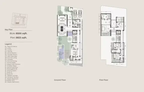Numa Reserve: Floor plan Type 32, 8,500 sq ft